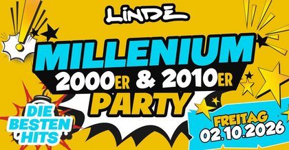 MILLENNIUM PARTY – Die besten Hits der 2000er & 2010er