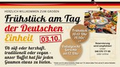 Tag der Deutschen Einheit im Q21 Gasthaus