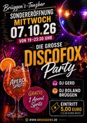 Sonderöffnung Discofox Tanzen am Mittwoch