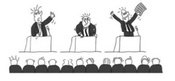 Vævictis Debattierclub: Das Debattenduell