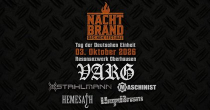 NACHTBRAND 2026 - Das NDH Festival - Erstschlag