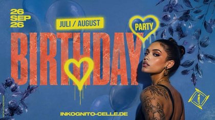 SA.26.09. BIRTHDAY PARTY (JULI & AUGUST)