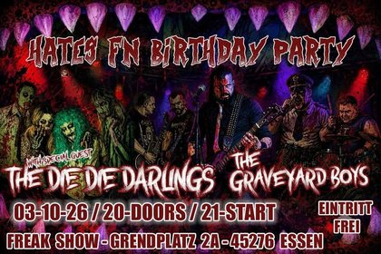 THE GRAVEYARD BOYS + THE DIE DIE DARLINGS