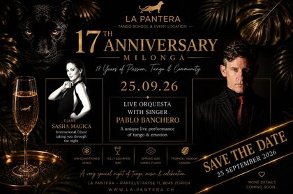 17 YEARS LA PANTERA — ANNIVERSARY MILONGA