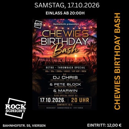 Chewies Birthday Bash