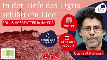 Lesung Usama Al Shahmani: In der Tiefe des Tigris schläft ein Lied