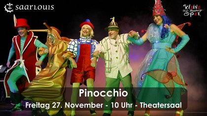 PINOCCHIO (Kinder-Oper für Schulklassen und Familien)