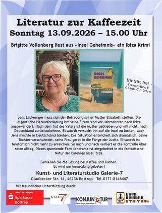 Literatur zur Kaffeezeit mit Brigitte Vollenberg