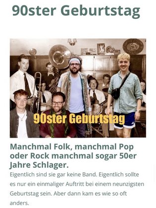90ster Geburtstag