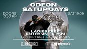 ODEON SATURDAYS W/ DJ RAPTURE & DJ POPPIGES