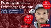 Max Czollek: Postmigrantische Erinnerungskultur