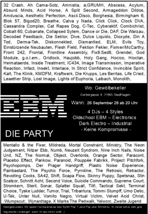 EBM - Die Party