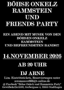 Böhse Onkelz / Rammstein und Friends Party