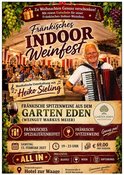 Fränkisches Indoor Weinfest im Hotel zur Waage