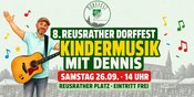Kindermusik mit Dennis beim 8. Reusrather Dorffest