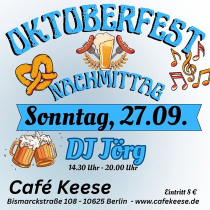 NACHMITTAGs OKTOBERFEST mit BINGO