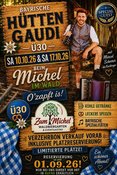 Bayrische HÜTTENGAUDI 2.0 mit Marcel 🪗 beim Michel im Wald!