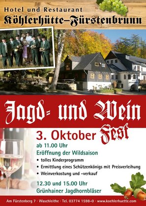 Jagd- und Weinfest an der Köhlerhütte