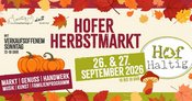 HofHaltig – der Hofer Herbstmarkt