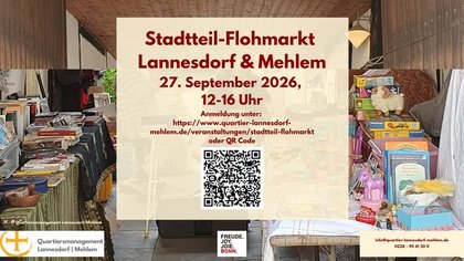 Stadtteil Flohmarkt - Save-the-date!