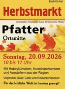 Herbstmarkt Pfatter
