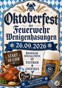 Oktoberfest der Freiwilligen Feuerwehr Wenigenhasungen