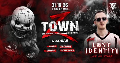 Z-Town - Die größte Halloween Party auf 4 Floors feat. Lost Identity *LIVE * | 18+