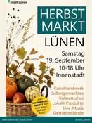 Herbstmarkt und Handwerks-Herbst in der Innenstadt