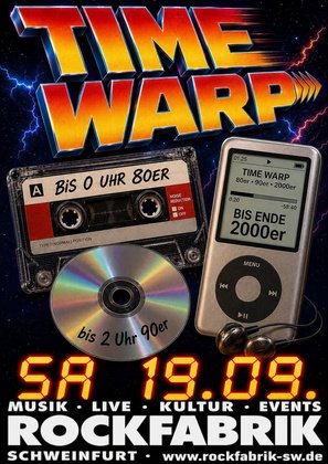 TIME WARP – Zurück durch die Jahrzehnte!