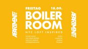 Boilerroom - Freitag, 18.09.2026