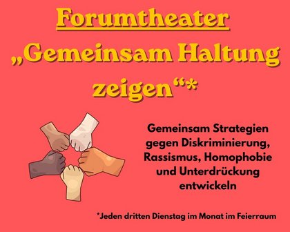 Forumtheater „Gemeinsam Haltung zeigen“