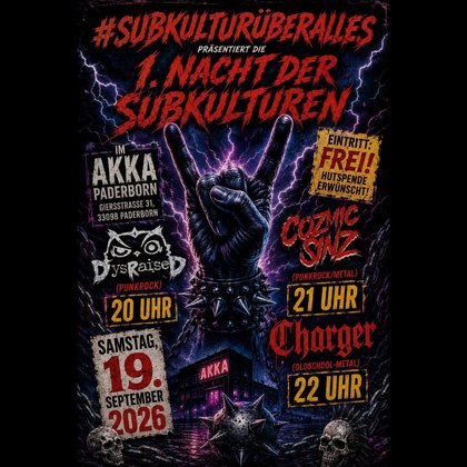 1. Nacht der Subkulturen, Im Akka Paderborn