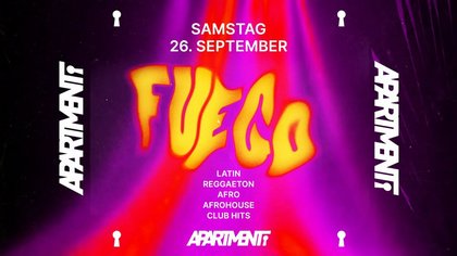 FUEGO - Samstag, 26.09.2026