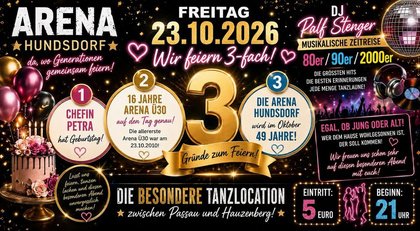 80er/90er/2000er Party - 3 Gründe zum Feiern - DJ Ralf Stenger