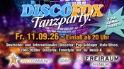 DISCOFOX TANZPARTY im FREIRAUM Offenburg