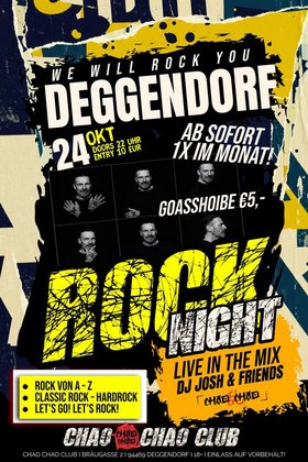 Rock NIGHT - Josh & Friends 24.10 22 Uhr