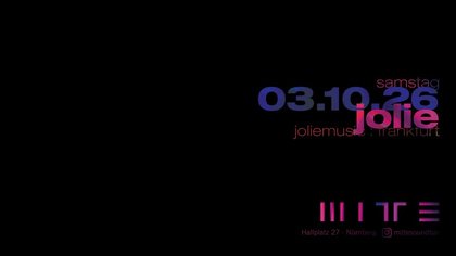 MITTE : JOLIE (joliemusic : frankfurt)