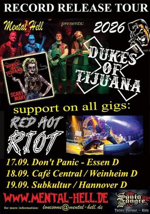 Dukes of Tijuana + Red Hot Riot (Record Release Show / Authentic Rockabilly & 80's Neo-Rockabilly)