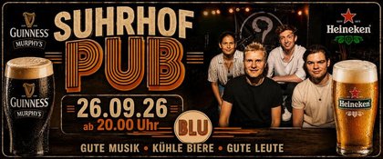 BLU live im Suhrhof Pub: Junger Bluesrock mit Vintage-Vibe!