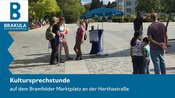 Kultursprechstunde | Infostand auf dem Bramfelder Marktplatz/Herthastraße