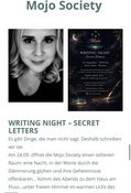 Writing Night -secret letters