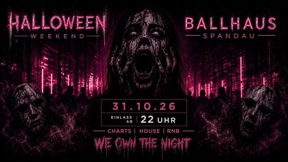 Großes Halloween Wochenende im Ballhaus Spandau