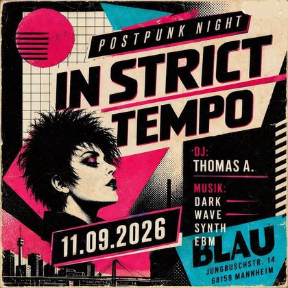 80s Postpunk mit DJ Thomas (bluefish) - Dark Wave Synth EBM