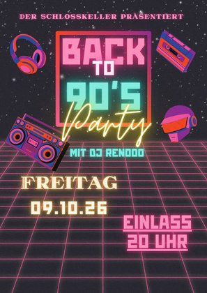 Back to 90‘s Party mit DJ Renooo