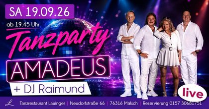 Tanzparty mit AMADEUS und DJ Raimund