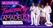 Tanzparty mit AMADEUS und DJ Raimund