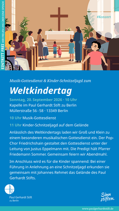 Weltkindertag: Musik-Gottesdienst & Kinder-Schnitzeljagd