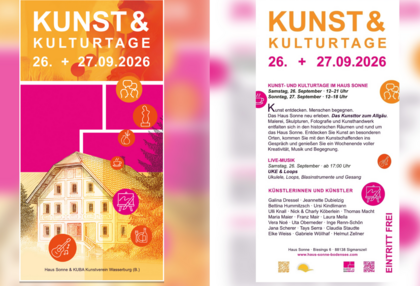 Kunst- und Kulturtage Haus Sonne