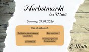 Herbstmarkt bei Mutti