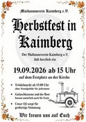 Herbstfest mit Trödelmarkt in Kaimberg